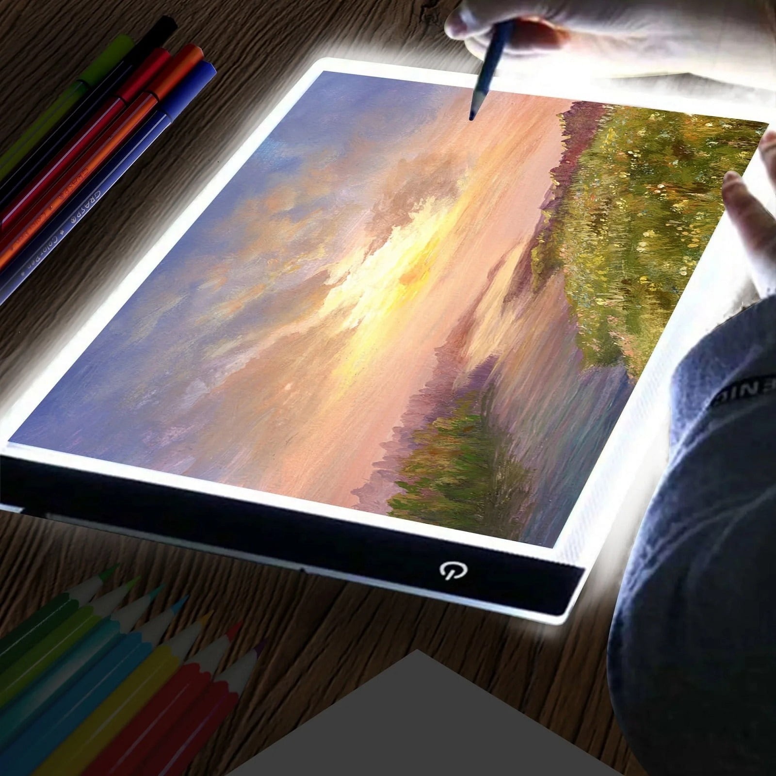 Graphic Tablet Accessories - A3/A4/A5 Üç Seviyeli Kısılabilir Led Işık