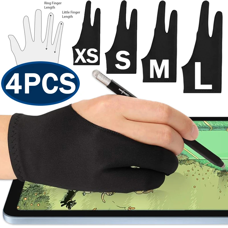 Drawing Glove Artist - Çizim Eldiveni Palm Rejection İki Parmaklı