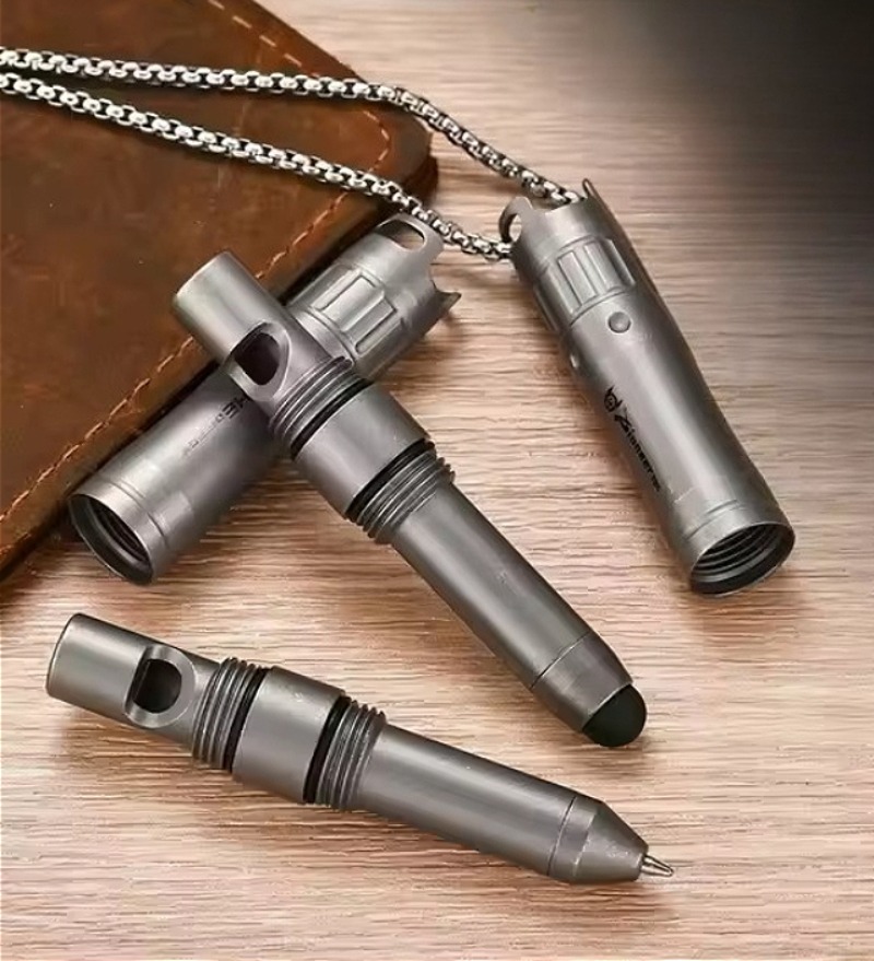Tablet Drawing Accessories - Titanyum Alaşımlı EDC Kalem, Acil Durum