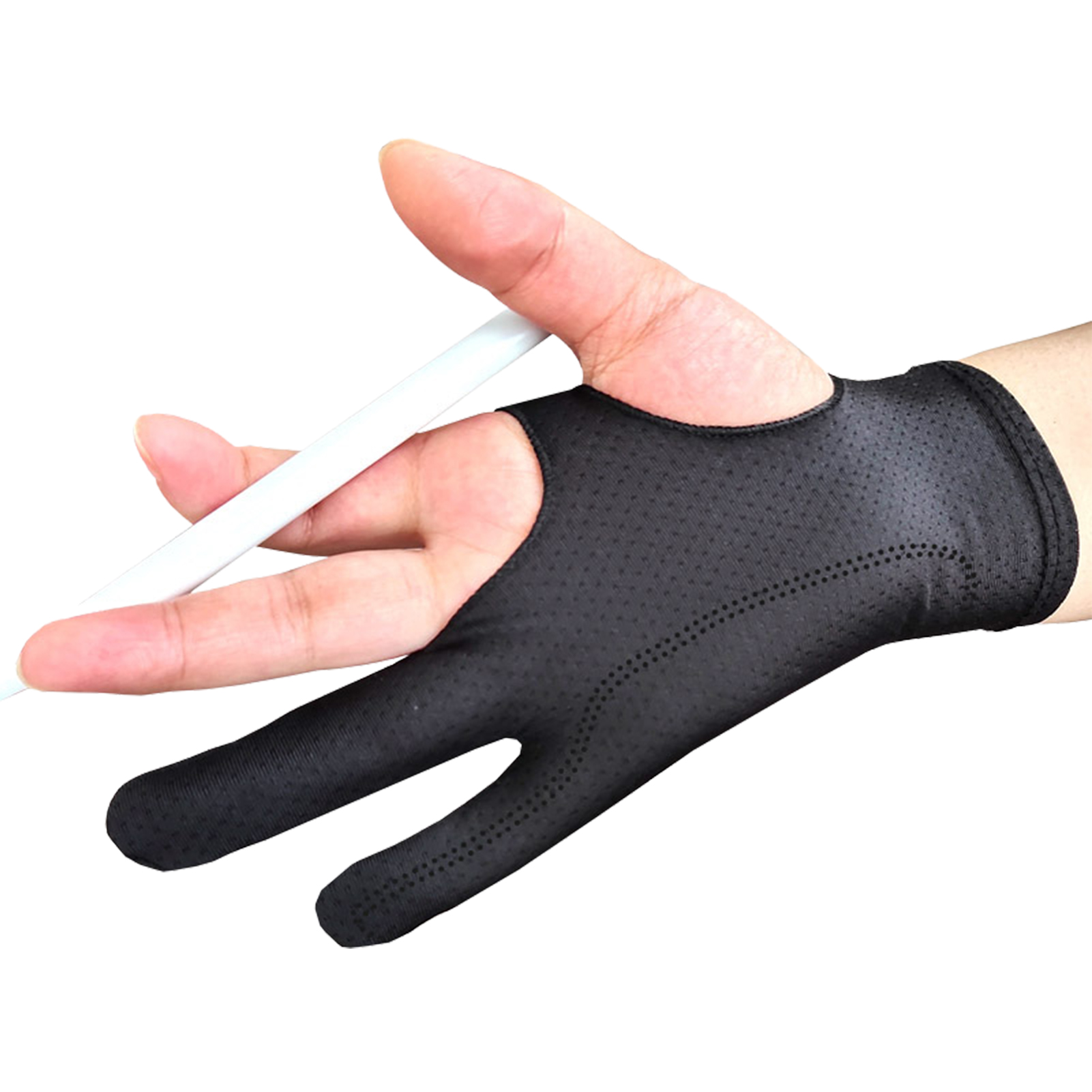 Drawing Glove Artist - Anti-dokunmatik eldiven iki parmak sanatçı eldiven