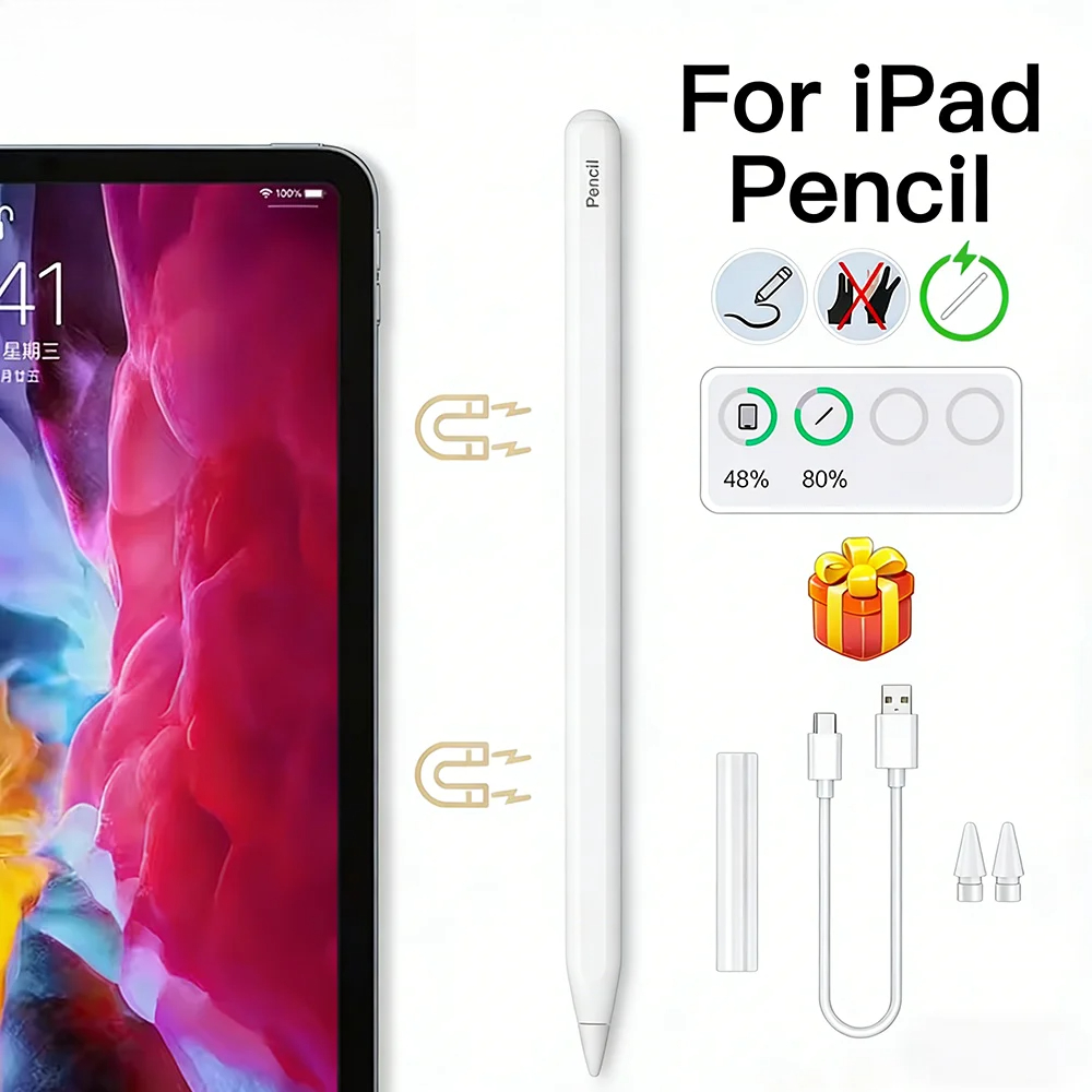 Tablet Drawing Accessories - Apple Pencil 2 Manyetik Şarjlı Avuç