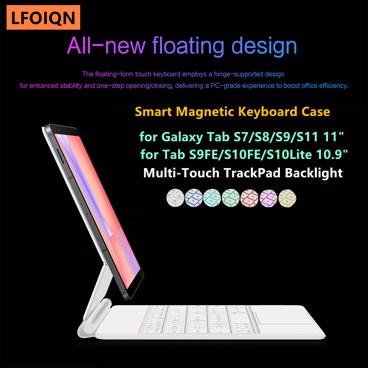 Tablet Accessories For Samsung - LFOIQN Sihirli Klavye Samsung Galaxy Tab