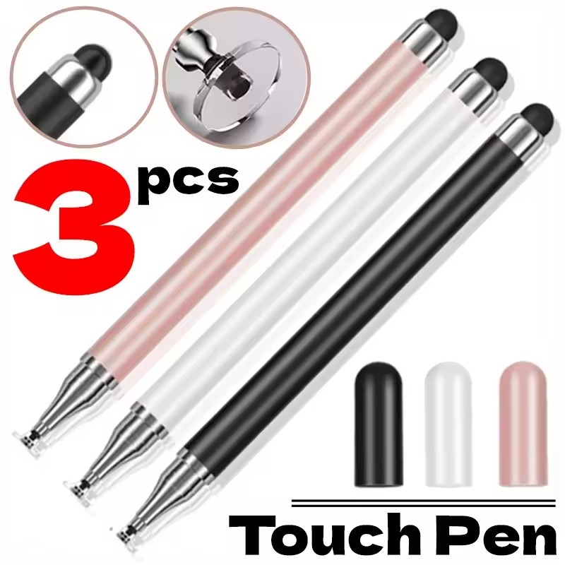 Tablet Drawing Accessories - Evrensel Stylus Kalem 2'si 1 Arada