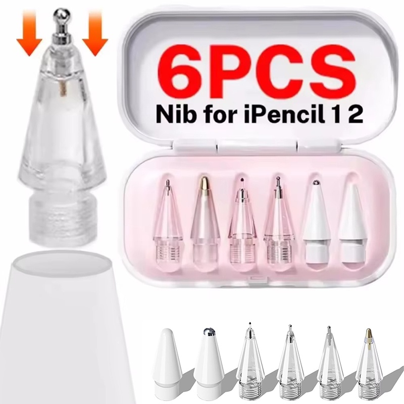 Tablet Drawing Accessories - 6 Adet Değiştirilebilir Kalem Ucu, Apple