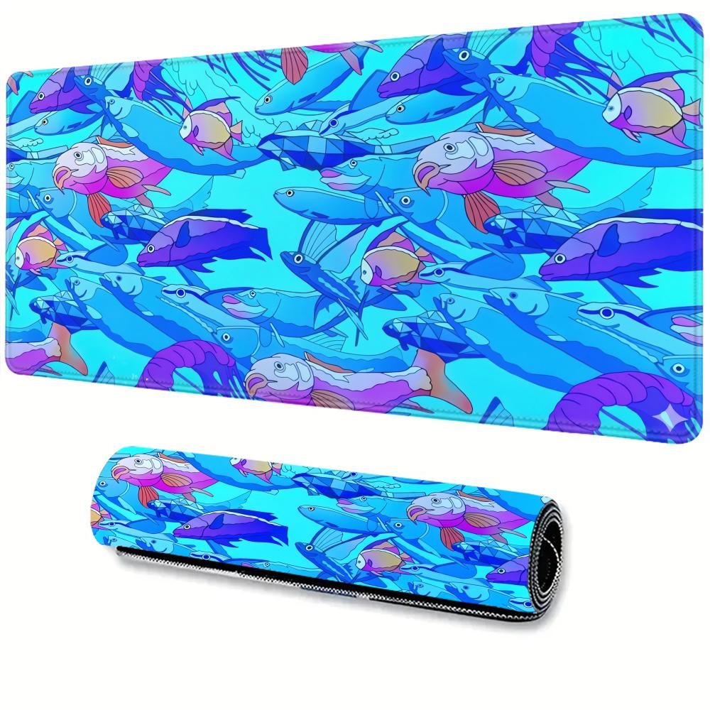 Graphic Tablet Accessories - HD Baskılı Balık Desenli Kauçuk Mouse