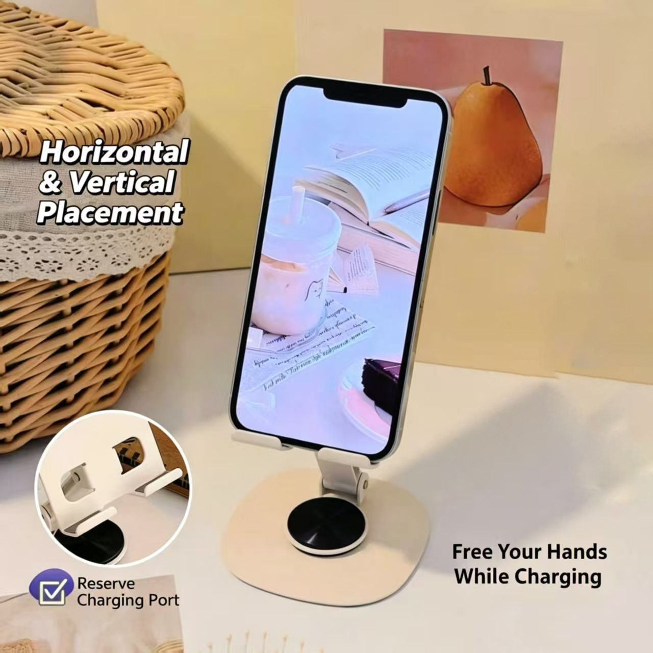Krem Tarzı Karbon Çelik Taşına - Tablet Stand Adjustable incelemesi ve fiyatı