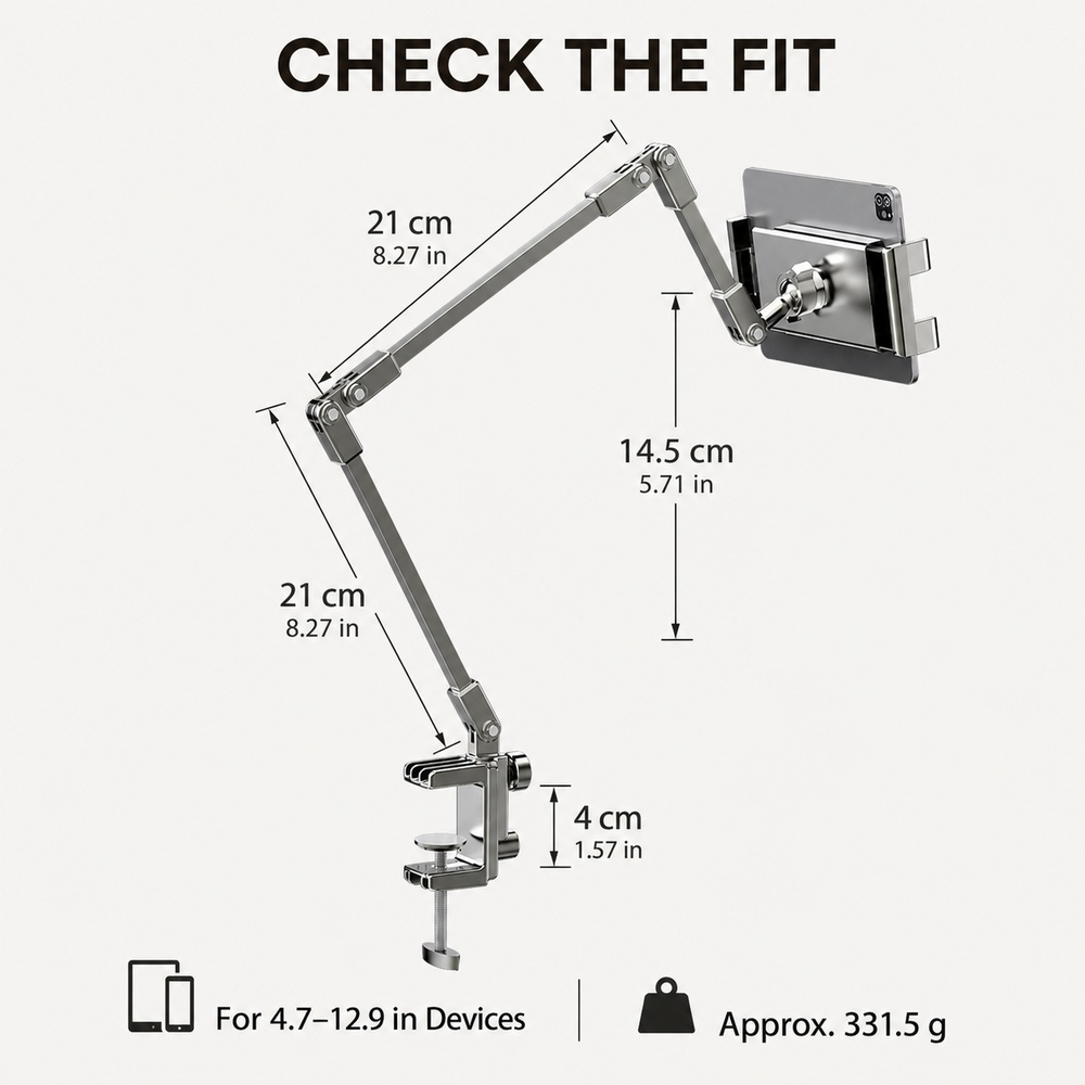 4.7-12.9 İnç Telefon ve Tablet - Useful Tablet Accessories incelemesi ve fiyatı