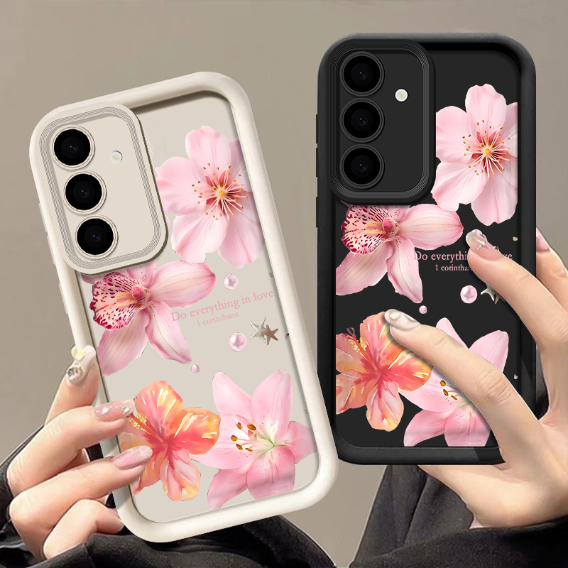 Pembe Çiçekli Telefon Kılıfı S - Samsung Galaxy A55 incelemesi ve fiyatı