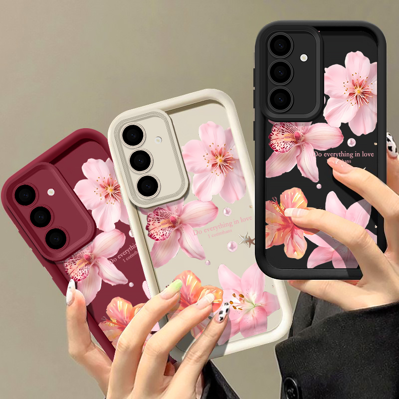 Pembe Çiçekli Telefon Kılıfı S - Samsung Galaxy A55 incelemesi ve fiyatı