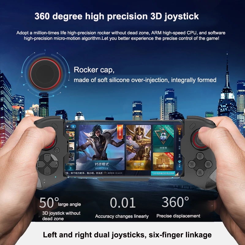 Gamepad iPhone Android için ce - Android Tablet Gaming Accessories incelemesi ve fiyatı