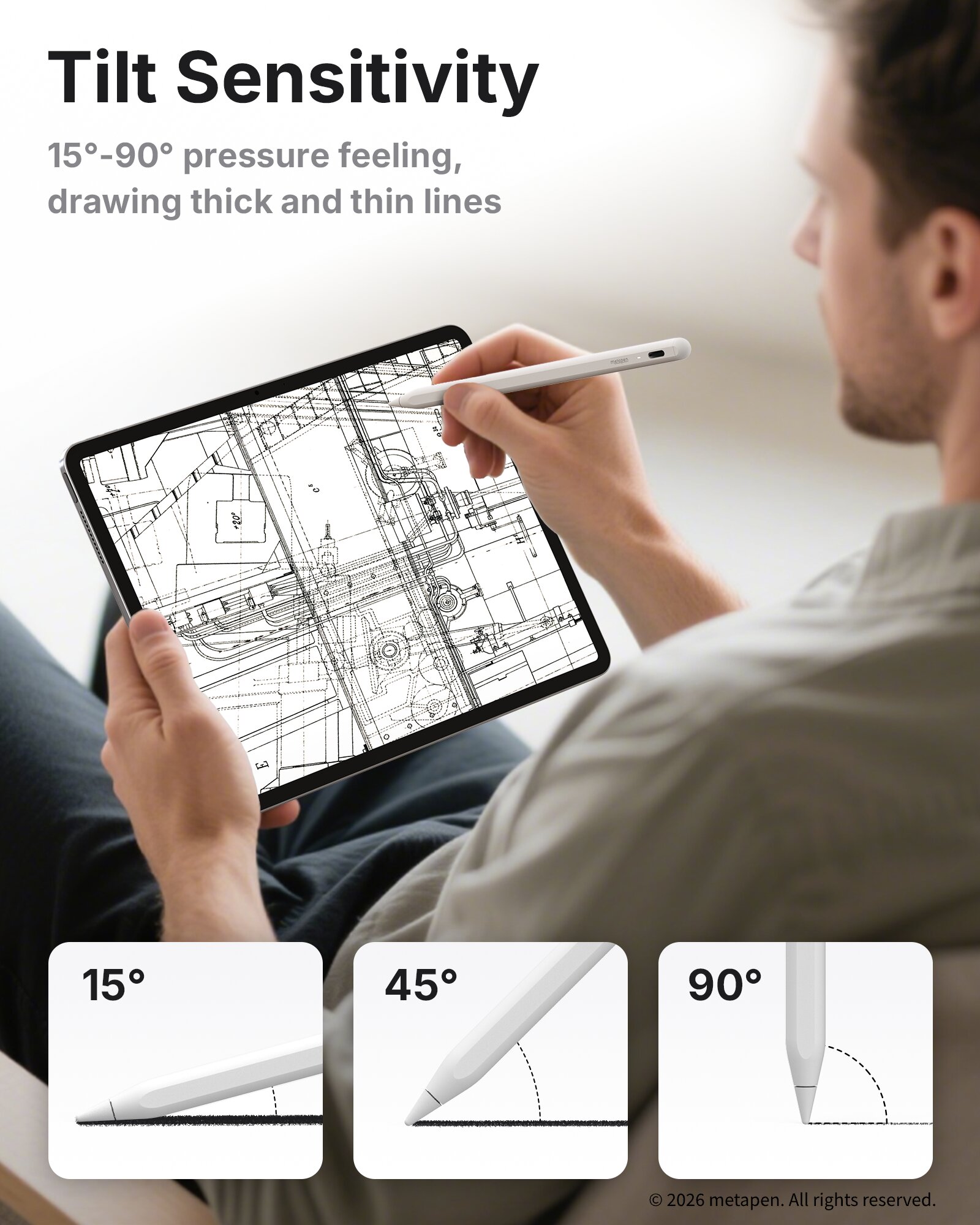 MetaPen A8 Stylus Kalem iPad P - Tablet Drawing Accessories incelemesi ve fiyatı