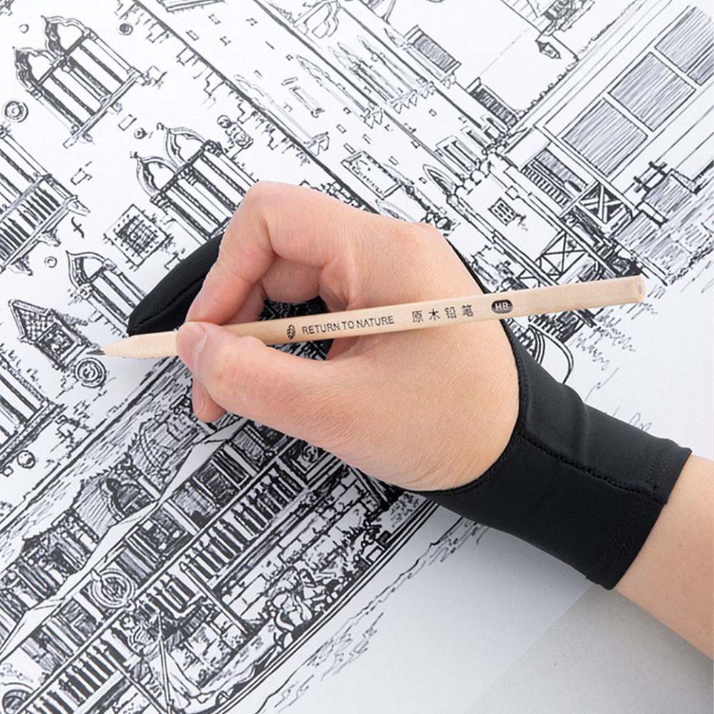Yeni Anti-dokunmatik İki Parma - Drawing Glove Artist incelemesi ve fiyatı